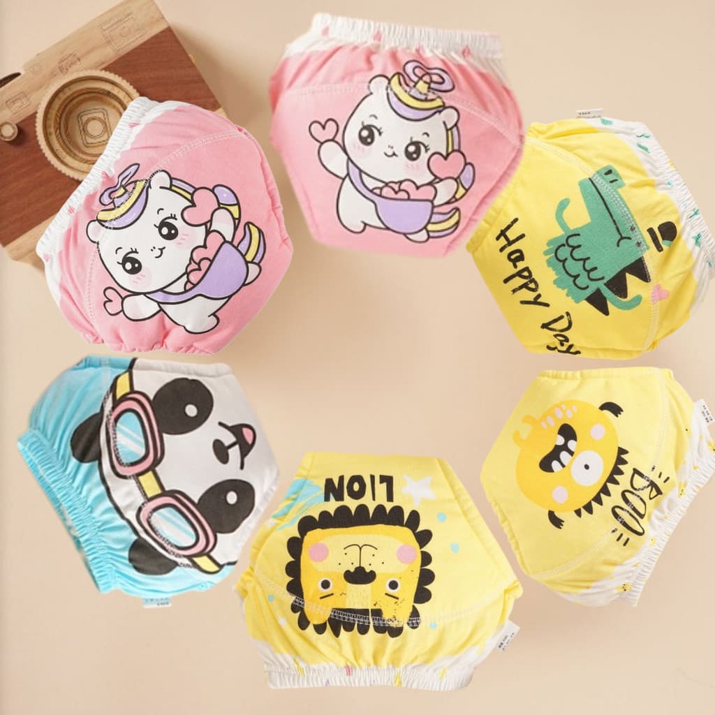 Kit Calça Infantil de Treinamento de 3 ou 2 unidades Cuecas/calcinhas  Desfralde Dos Bebês