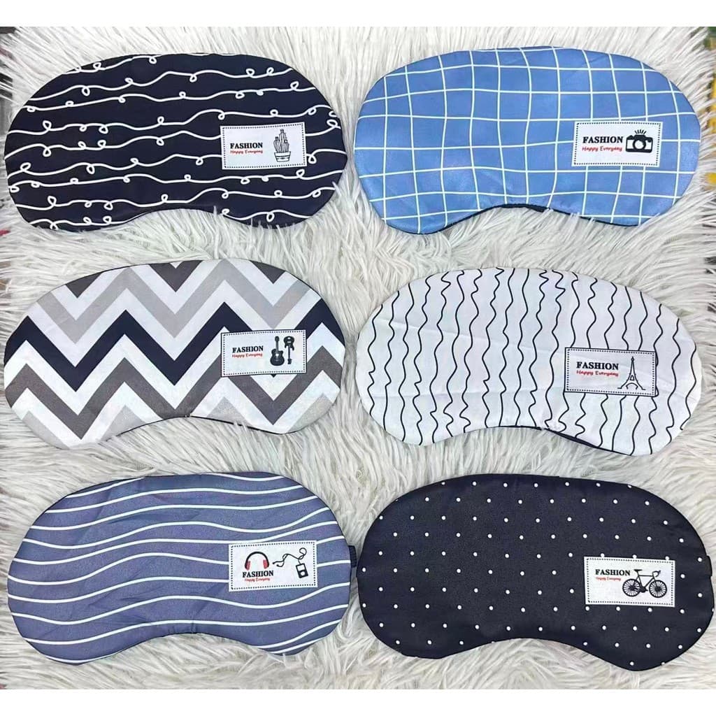 1 Máscara Tapa Olho Com Gel Térmico Para Dormir Estampas Variadas