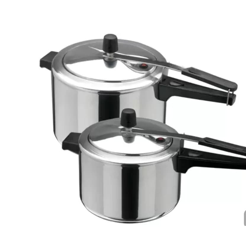 KIT COM 2 PANELAS DE PRESSÃO ALUMINIO POLIDA VÁRIOS KITS - APROVADO SELO DO INMETRO + ENVIO RÁPIDO E SEGURO