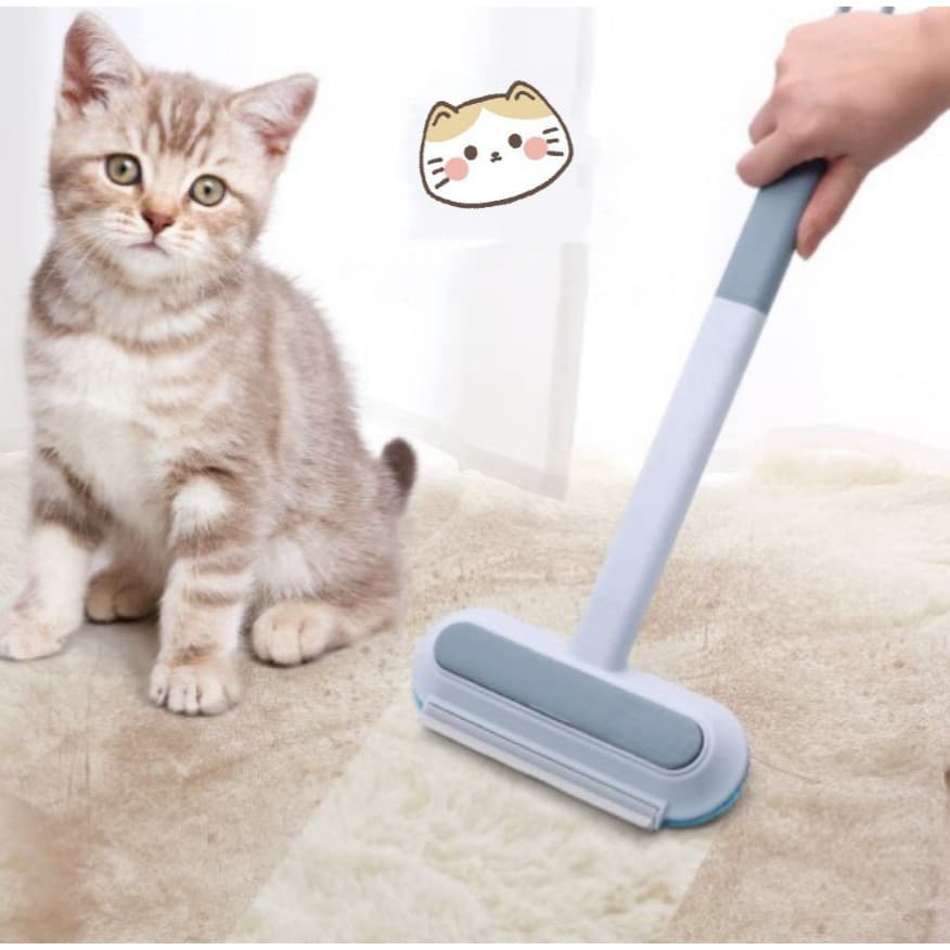 Kit 1/2 Escova Tira Remove Pelos de AnimaisMultifuncional Estimação Limpeza Prática