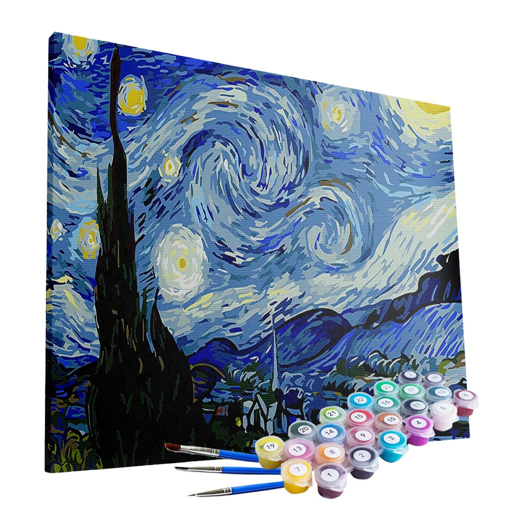 Kit Pintura Terapêutica - Noite Estrelada