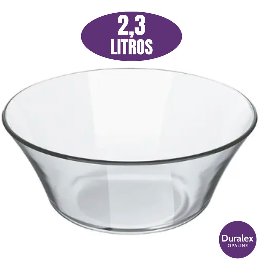 Tigela Saladeira Duralex 2,3L Astral Vidro