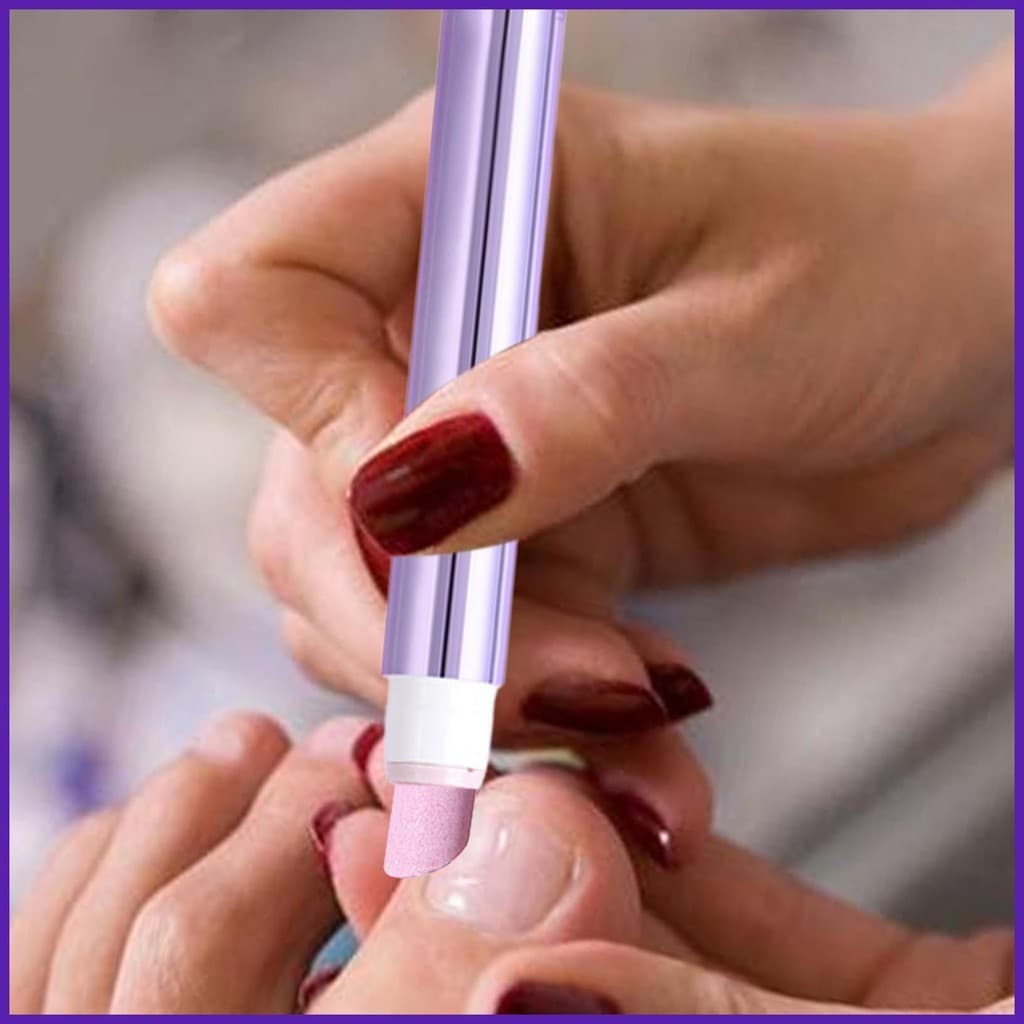 Caneta De Óleo De Cutícula Empurrador Removedor De Pele Morta E Para Unhas Com Ponta De Cerâmica Cuidados As Hidratante 