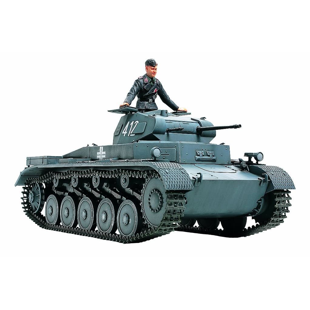 Tamiya 135 Série de miniaturas militares No292 Exército alemão Panzer II tipo A-C Frente Front Plastic Modelo 35292