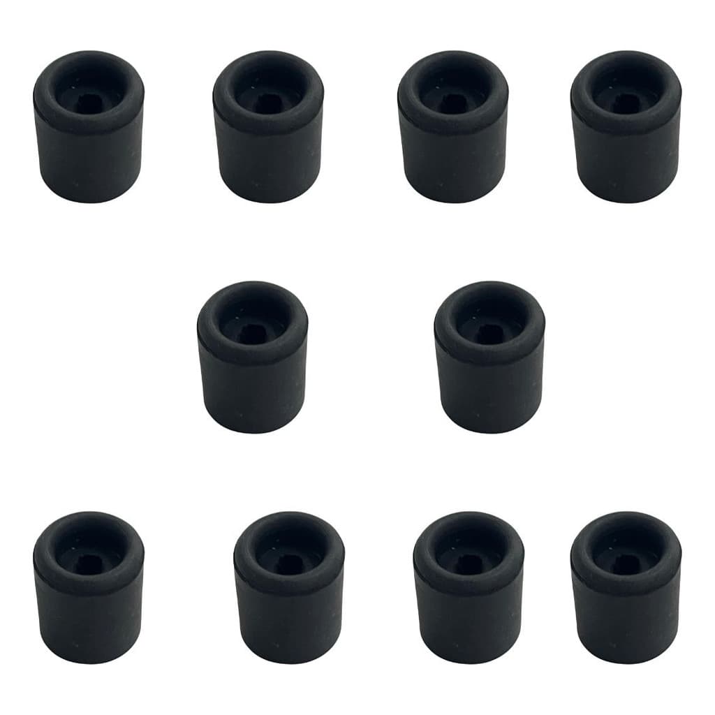 Batente De Borracha Para Porta Portão 30x26mm Redondo 10 Uni