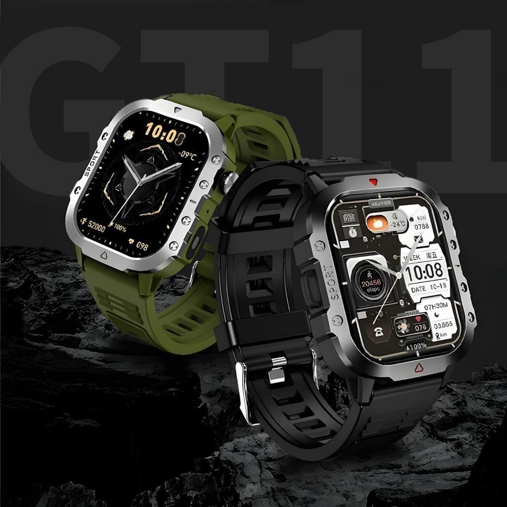 Relógio masculino novo de 2,01 polegadas com bluetooth e funções completas