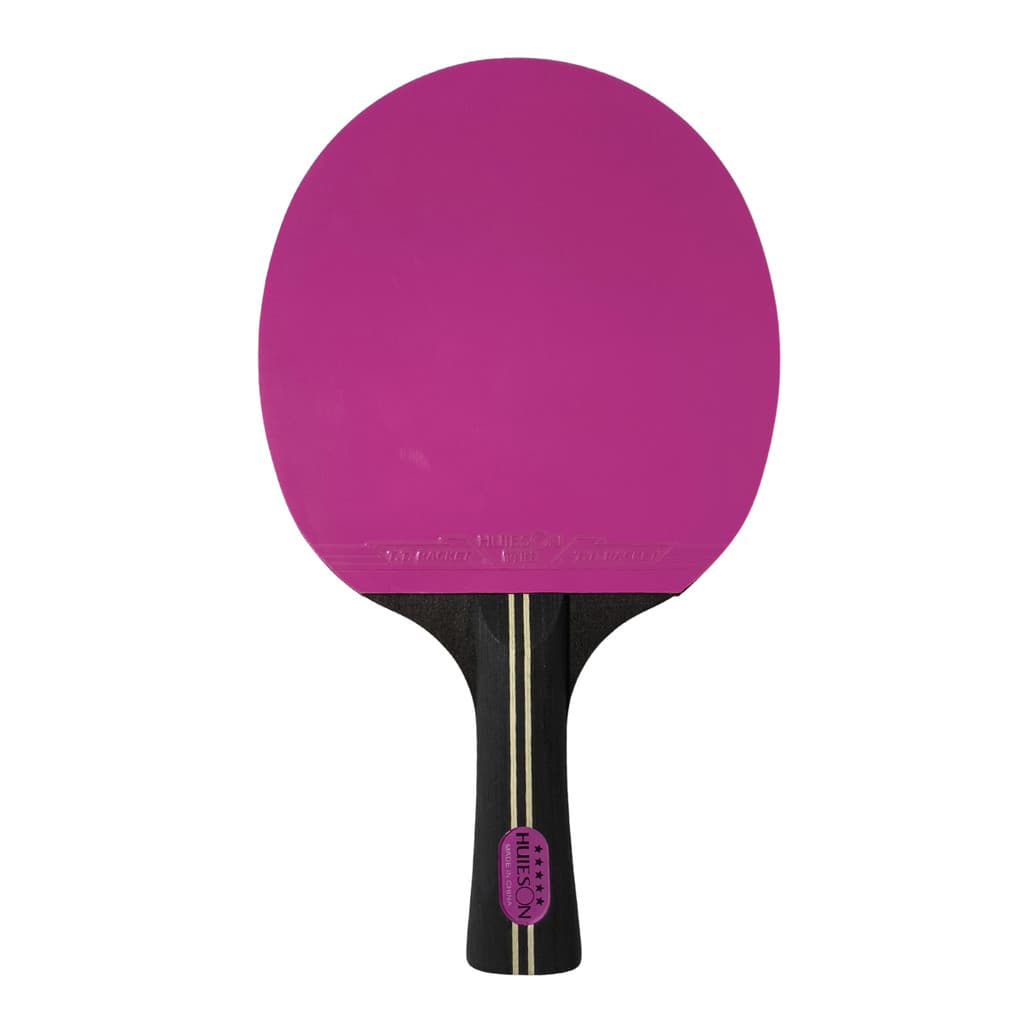 Raquete De Tenis De Mesa Clássica FL Hueison 5 estrelas Rosa