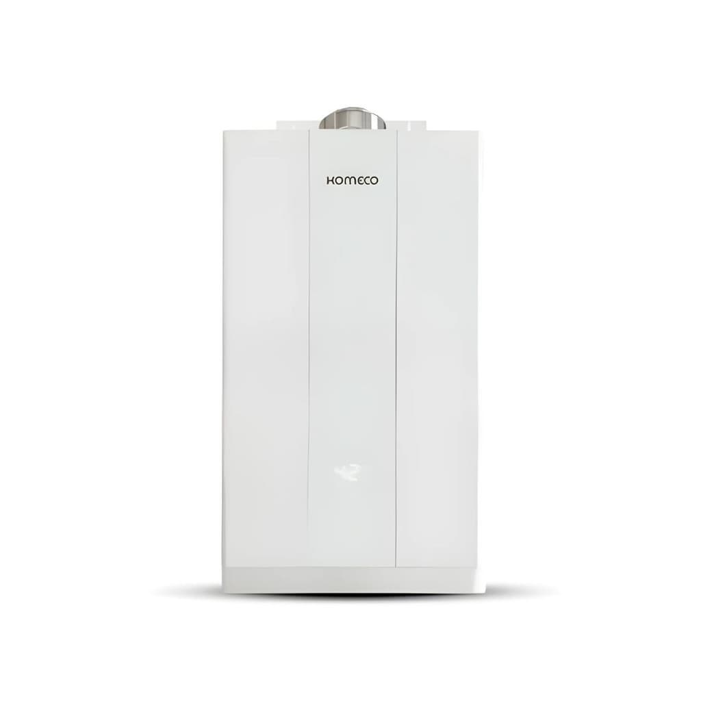 Aquecedor A Gás Komeco Gn 9 Litros Bivolt KO 09B HOME GN Branco Chaminé Forçada