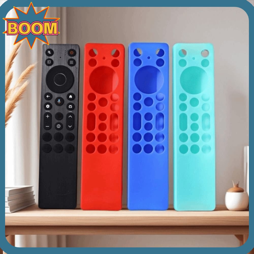 BOOM Capa p/ Controle TCL - Silicone C/ Cordão Anti-choque p/ RC923A/RC813A