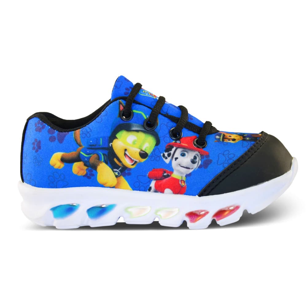 Tênis Infantil De Led Patrulha Canina Menino Confortável e Divertido