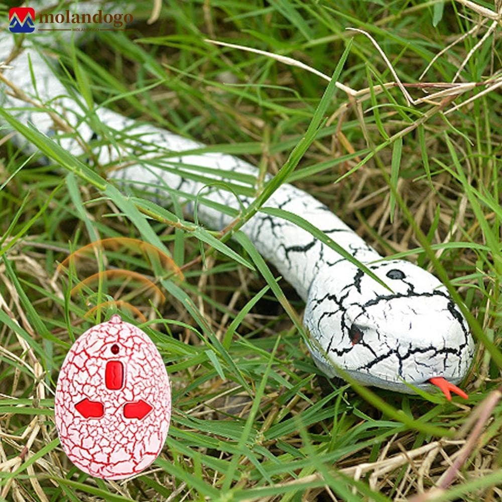 Milandogo Brinquedo Realista De Truque De Cobra Com Controle Remoto , Carregável De Longo Alcance E9M6