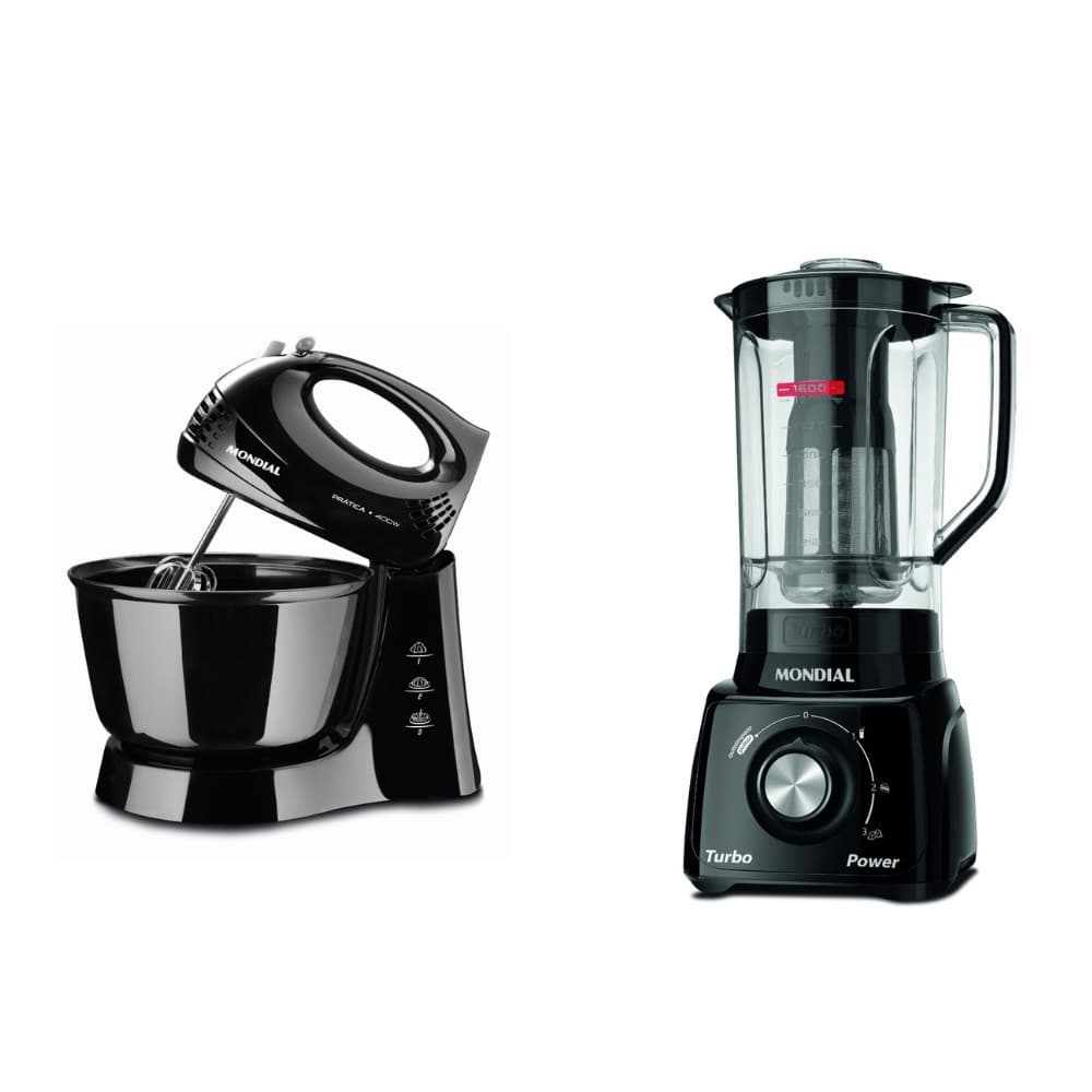 Kit Mondial Batedeira B-44 e Liquidificador L-99