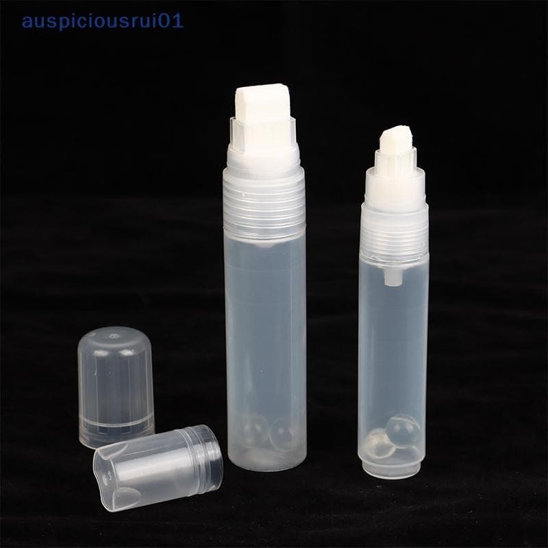 Caneta Vazia De Plástico Com Tinta Recarregável , Tubo Reutilizável Repetível Para Canetas Grafite , Marcador De Giz Líq