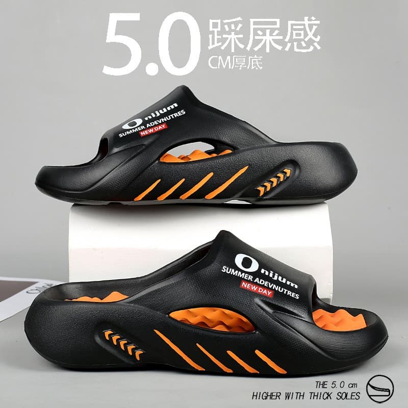 Sandálias Esportivas De Verão Masculinas Massagem Praia Antiderrapante Dupla Utilização Vietnã Chinelos Casuais