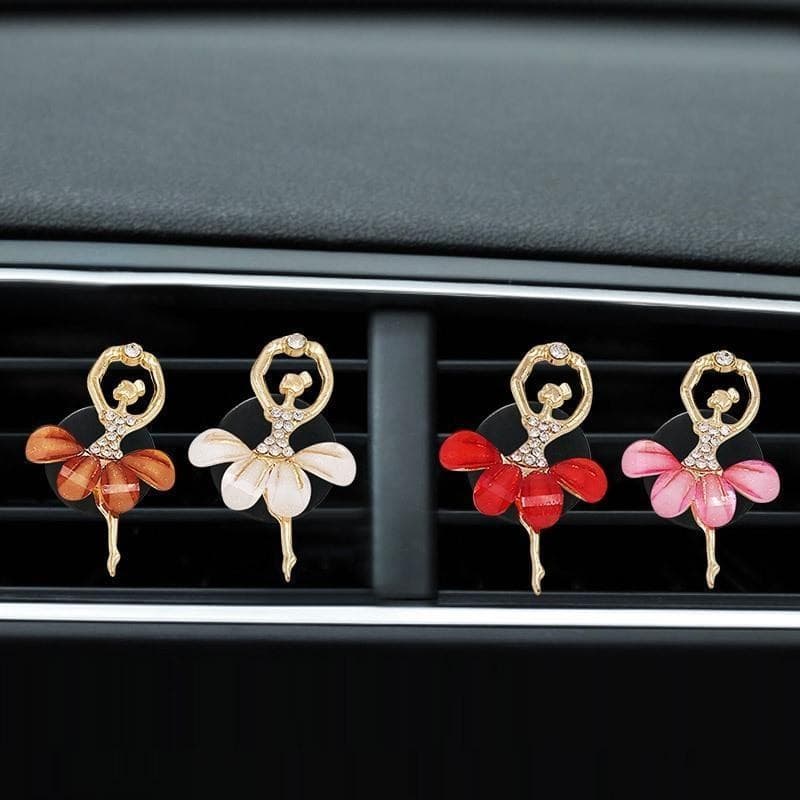 Clipe De Perfume Para Carro , Balé , Menina , Ar Condicionado , Saída , Bailarina Ambientador , Fragrância , Acessórios 