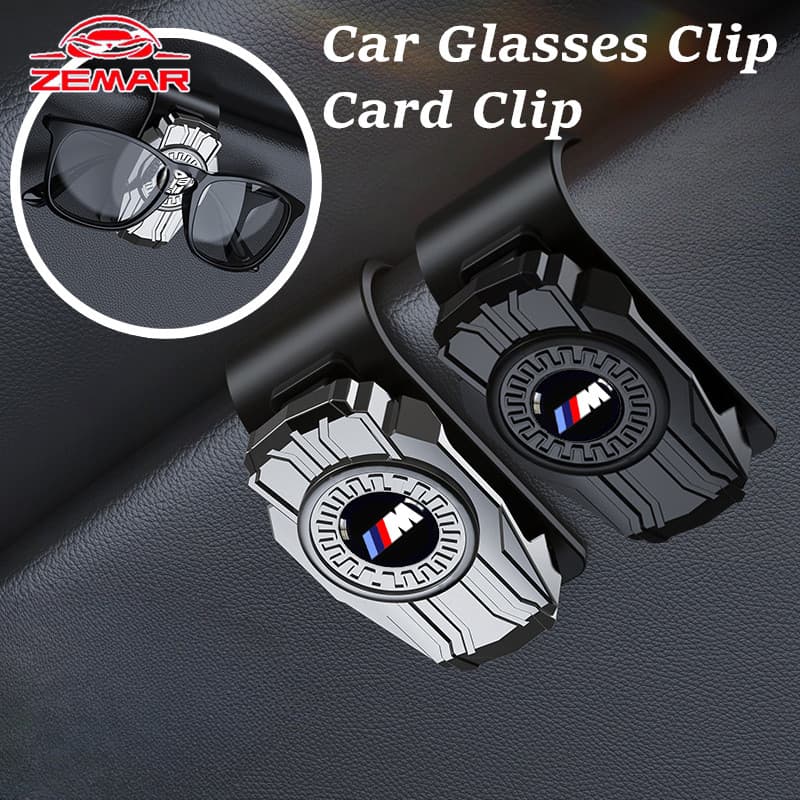 Clipe De Óculos De Carro BMW M , Cartões , Suporte Sol Bilhete Universal Multifuncional Para F30 E36 E46 E90 320i G20 G3
