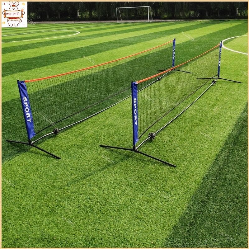Dobrável Portátil Badminton Net Para Quadra Tênis Adulto Júnior