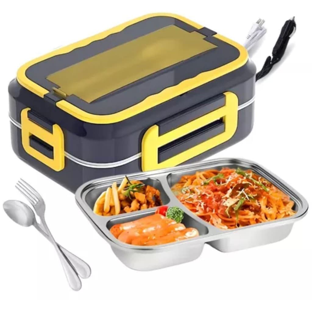 Marmiteira Térmica Inox Portátil para Carro e Casa