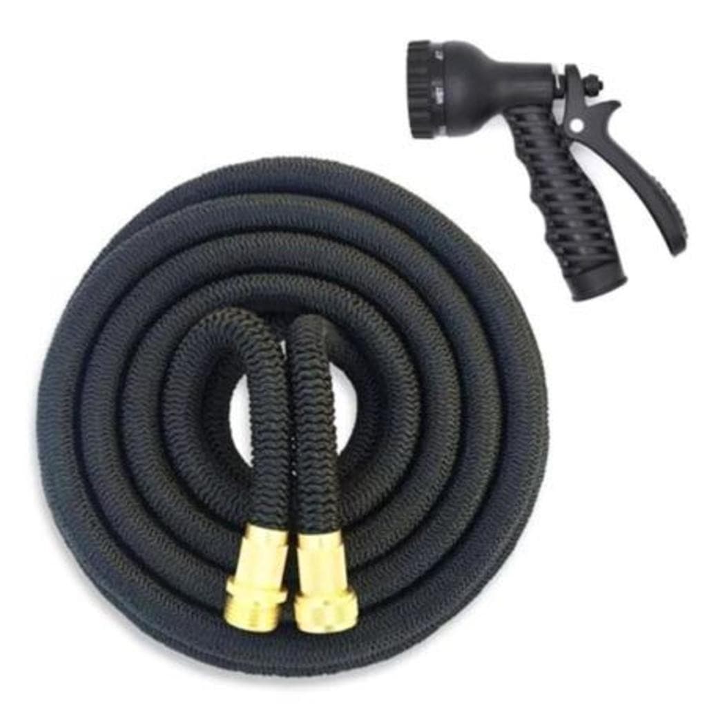 Mangueira Magica Bocal de Aço de Jardim Retrátil 30m Metros Flexível irrigação E 7 Tipos De Jato