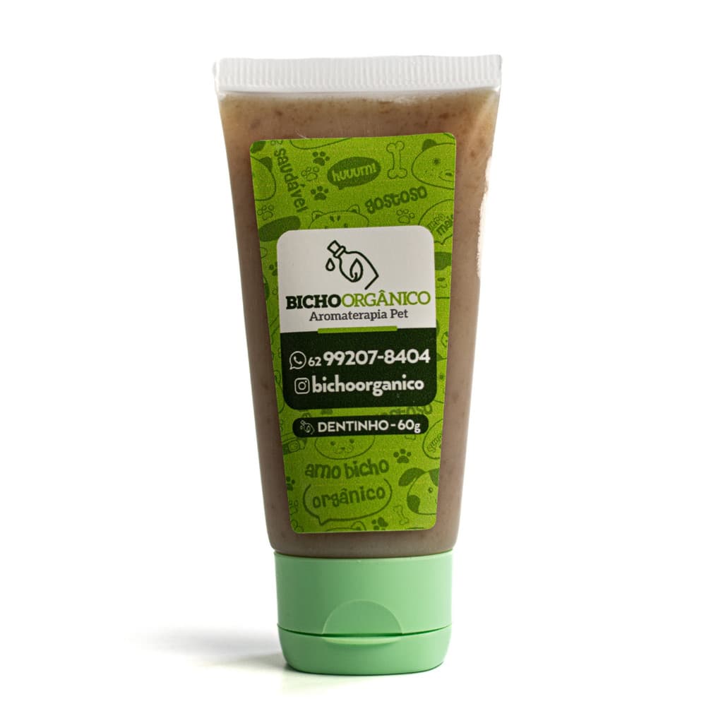Pasta de Dente Pet Dentinho 60g Higiene & Proteção Oral