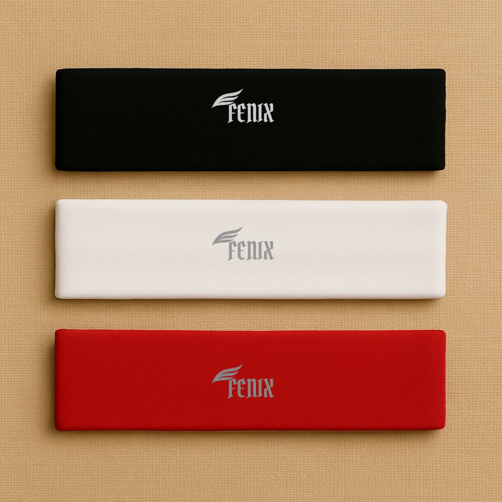 Kit com 2 testeiras anti suor faixa para cabelo envio em 24h esportes fênix