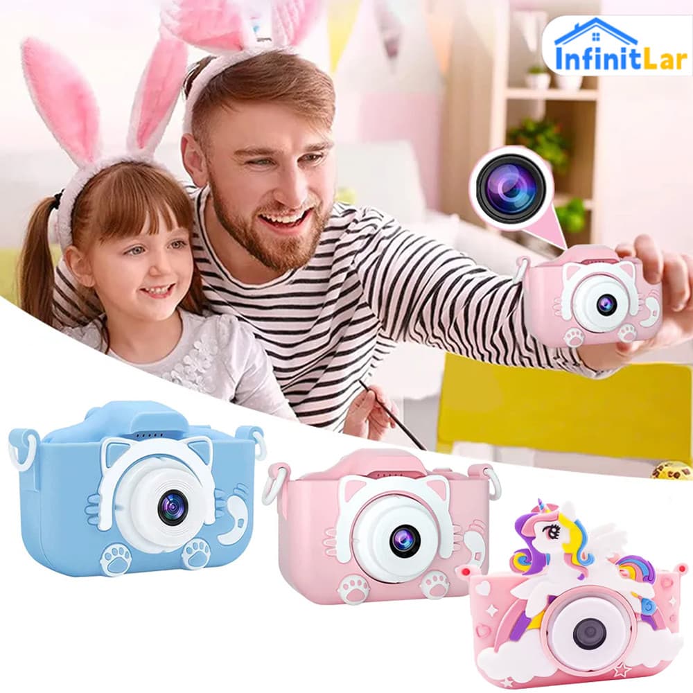 Câmera Digital infantil Câmera infantil Câmera fotográfica infantil Fotógrafo e filmagem de filmes Real Pho