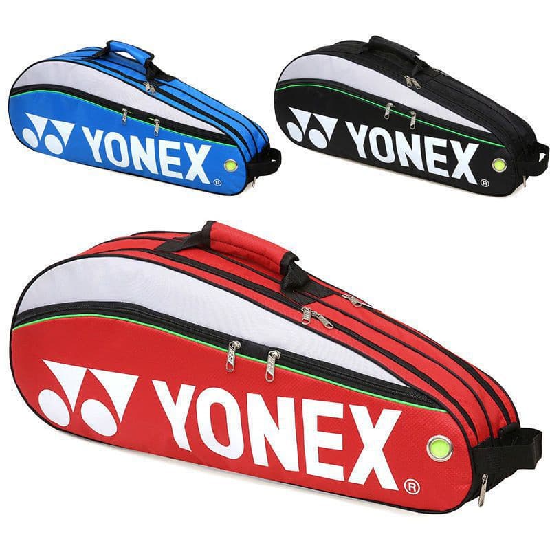 Saco YONEX BADMINTON Para 3 Raquetes Com Divisão Sapatos Homens E Mulheres 9332 Grande Capacidade