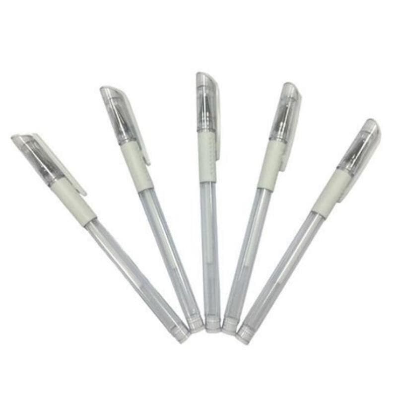 Kit 2 Canetas Gel Branca para Delinear e Designer de Sobrancelhas - Precisão Profissional