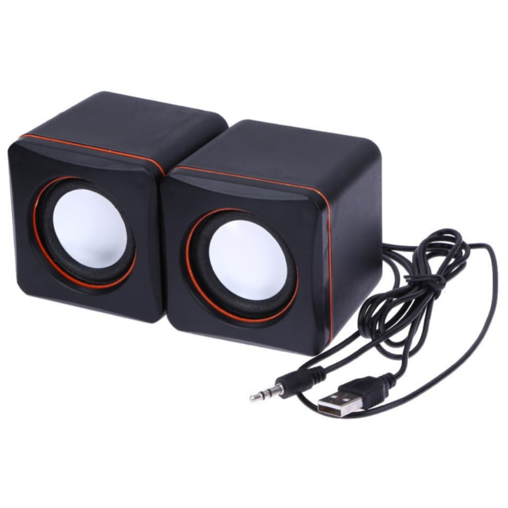 Caixa Caixinha de Som Potente Usb P2 Para Computador Pc Notebook Home Office - Touro