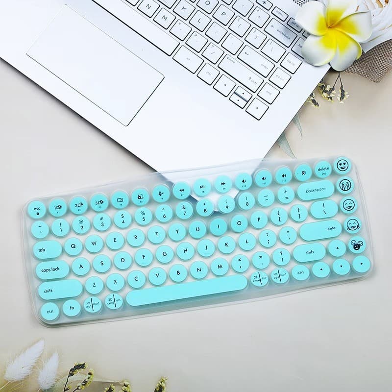 Capa De Teclado Para Logitech POP Teclas Mecânico Logi Protetor De Silicone Sem Fio Acessórios De Pele