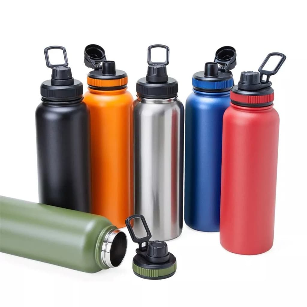 Garrafa Térmica 1200ml Isolada A Vácuo Água Gelada Esporte