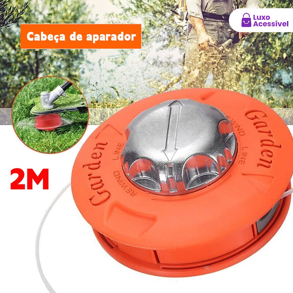 Carretel Automático Profissional Jump - Corte Afiado, Design Durável, Inclui 2m de Linha