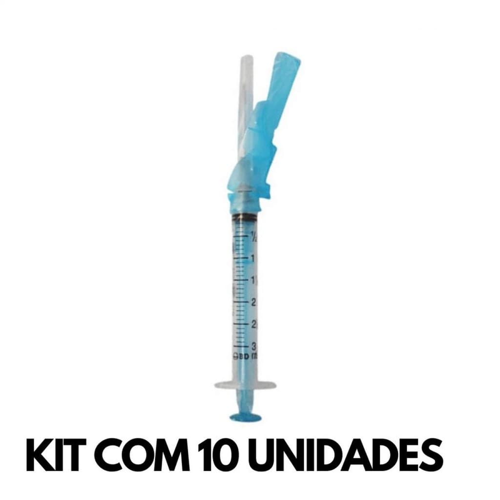 Seringa Bd 3ml C/ Agulha 0,70x30mm