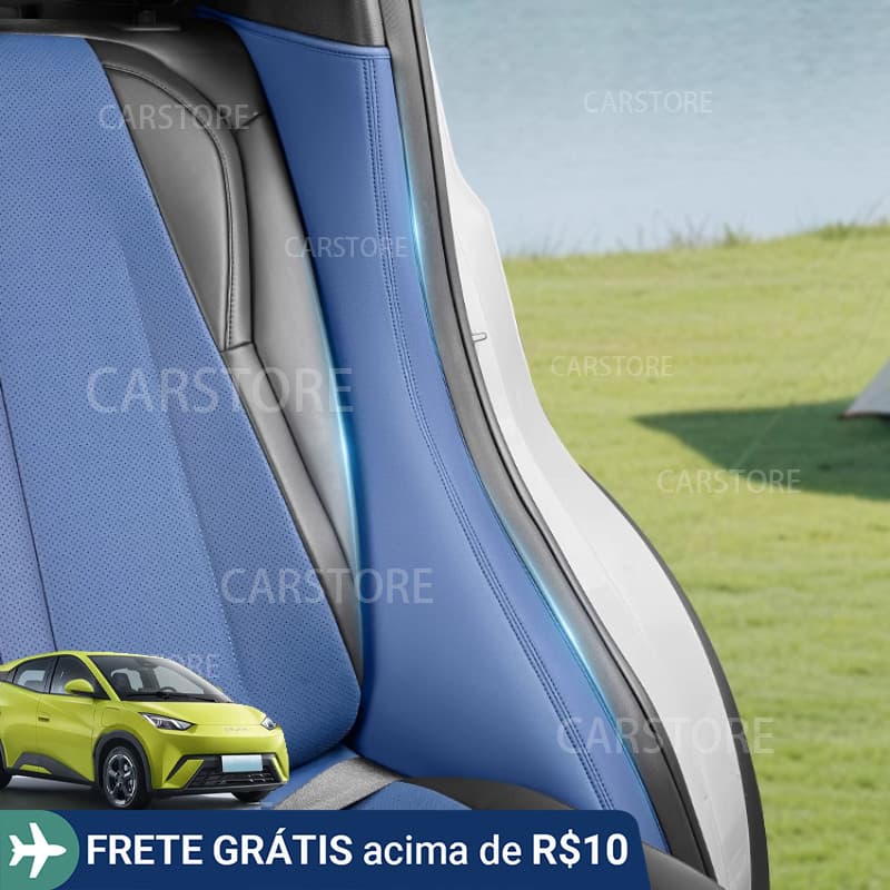 BYD Dolphin Mini Original Car Color Assento Traseiro Ambos os Lados Almofadas Protetoras Resistentes à Sujeira Adesivo