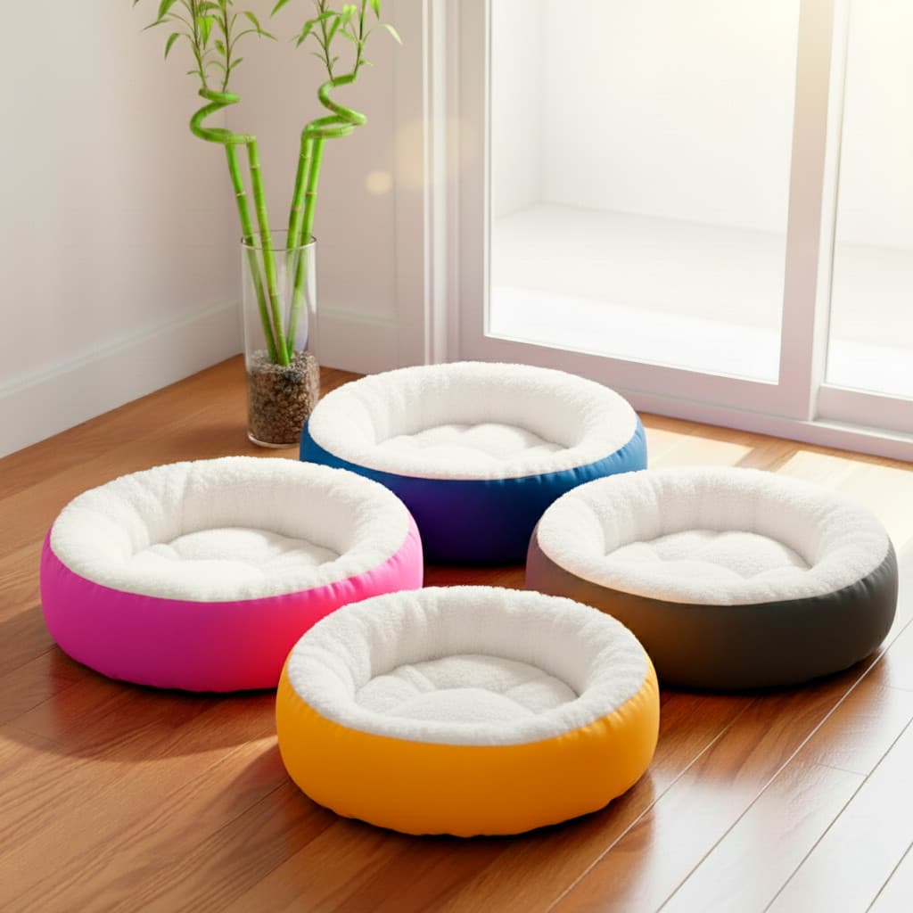 Caminha Pet Sherpa Aconchegante e Lavável – Cama de Luxo para Gato e Cachorro
