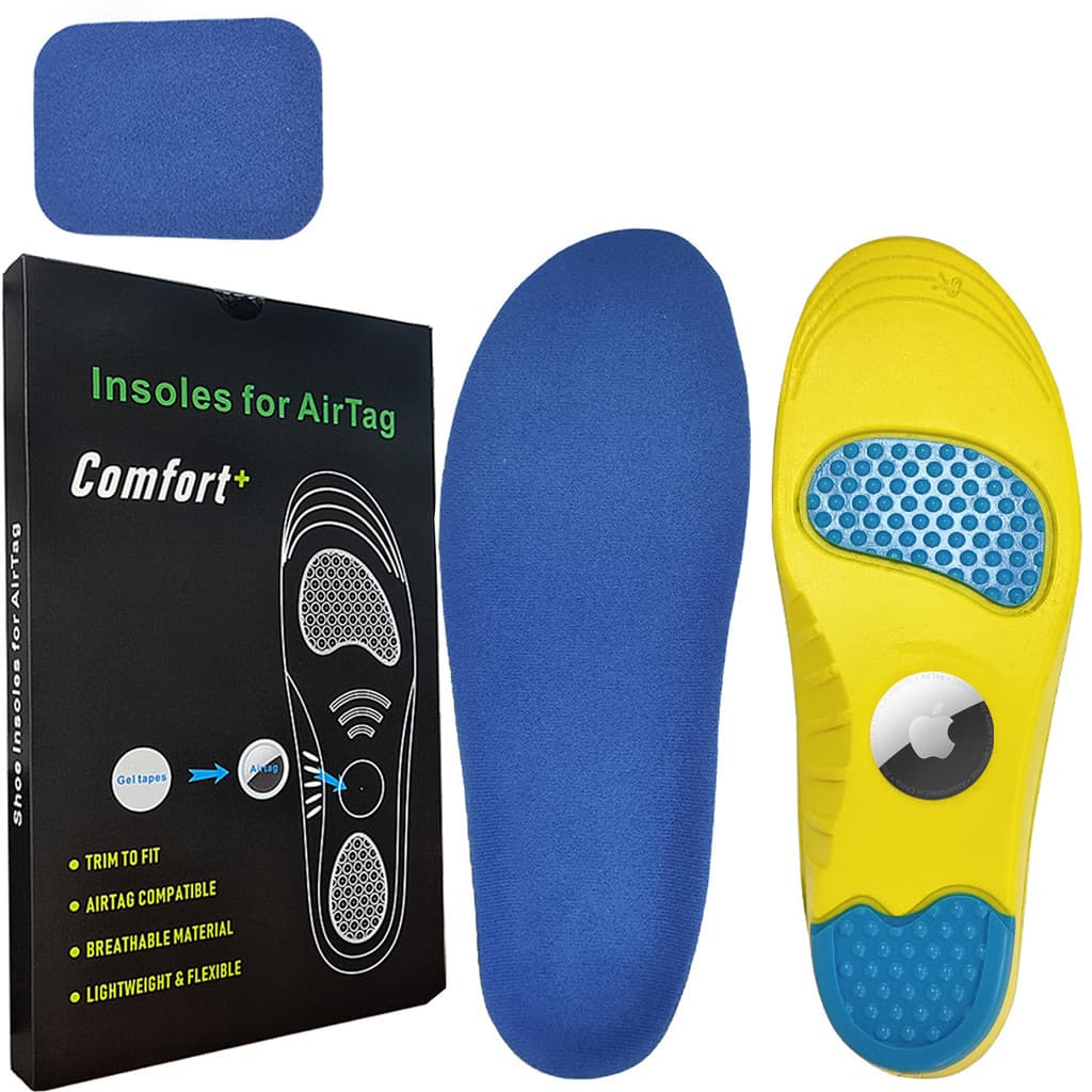Palmilha AirTag para sapatos infantis com suporte oculto, palmilhas recortadas para tênis e calçados do dia a dia