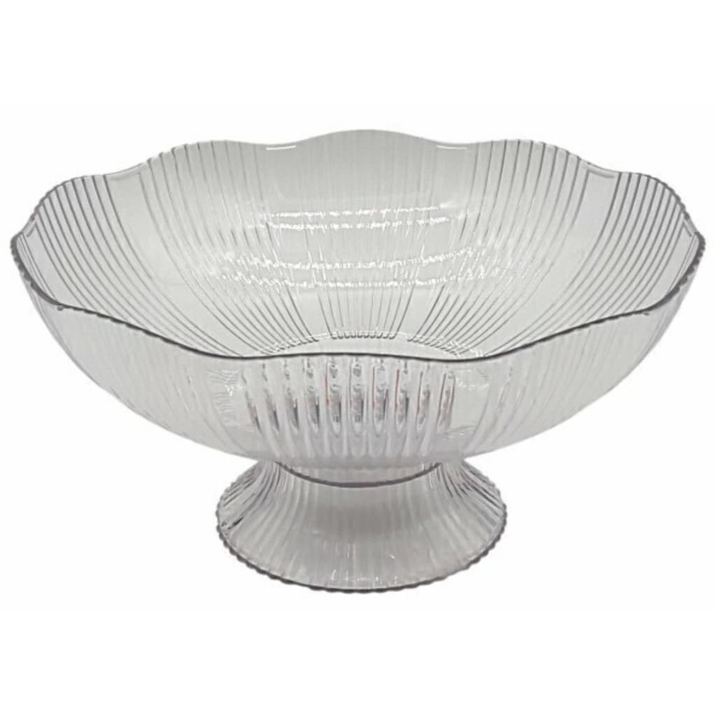 Fruteira de Mesa Acrílica PET resistente Decorativa Organizador frutas Casa Cozinha Multiuso 25cm