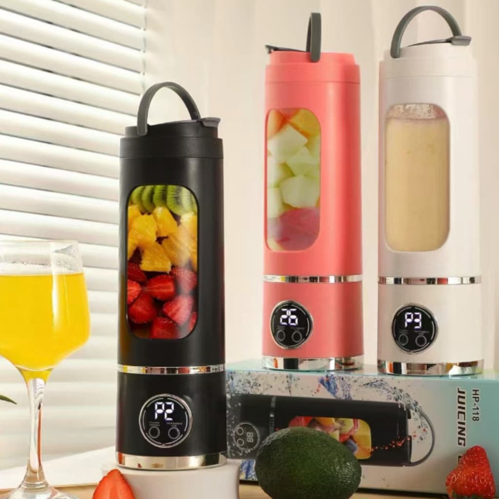 Liquidificador Portátil Recarregável 10 Lâminas 450ml - 1500mAh * 2. - LOJA 10