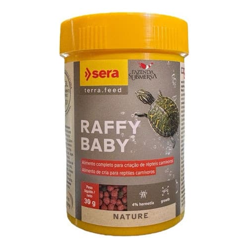 Ração para tartarugas aquática Sera Raffy Baby Nature 30g