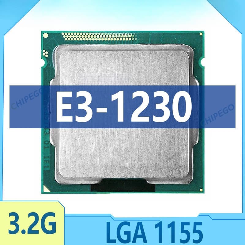 Usando Interface LGA Octa-Core 1155 E3-1230 E3 1230 Processador Xeon de 3.2 GHz, equipado com CPU Quad-Core 8M 80W.