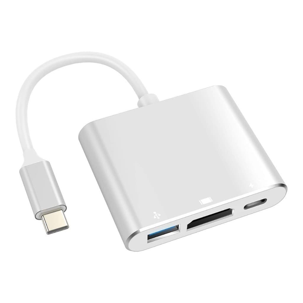 Adaptador de interface multimídia Battony USB C para HD com saída 4K, porta USB CAlex.store