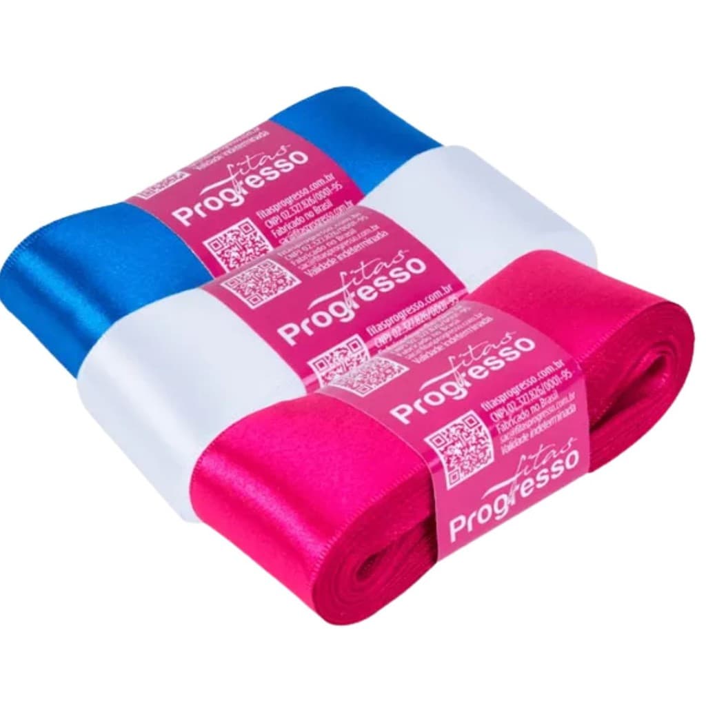 Fita de Cetim Nº09 38mm Progresso com 10 Mts  CF009 COR