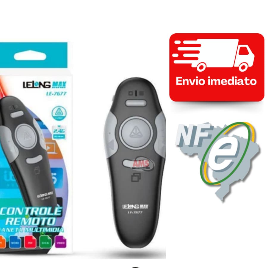 Apresentador De Slides Laser Pointer Lelong Power Point