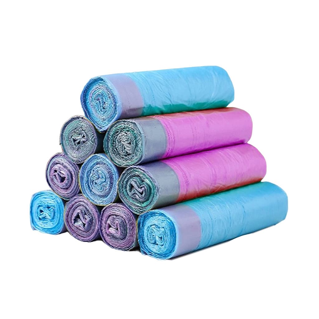 Saco Lixo Cozinha Cordão Alça 45x50cm Lixeira Banheiro Limpeza 75 Unidades