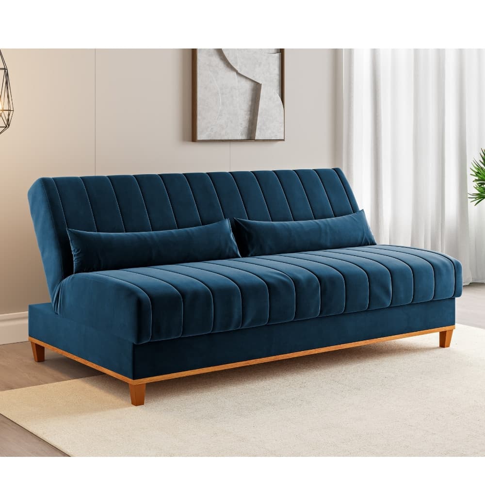 Sofá Cama 180cm Veludo Santorini Viero