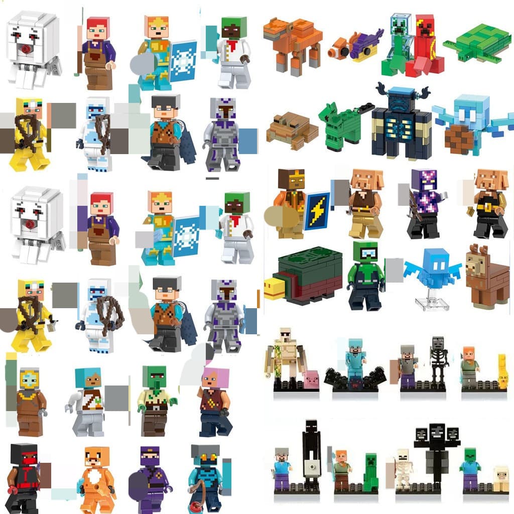 Brinquedos De Montagem Infantil Blocos De Construção Figuras Modelo Presentes De Feriado De Natal