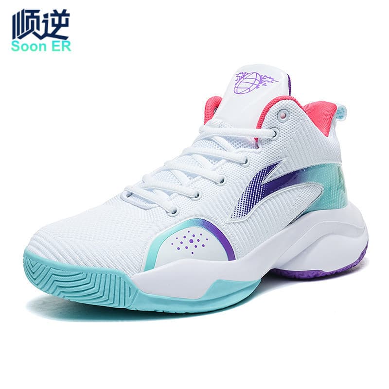[36-46 tamanho grande] tênis de basquete de malha resistente ao desgaste masculino feminino esportes tênis de corrida tê