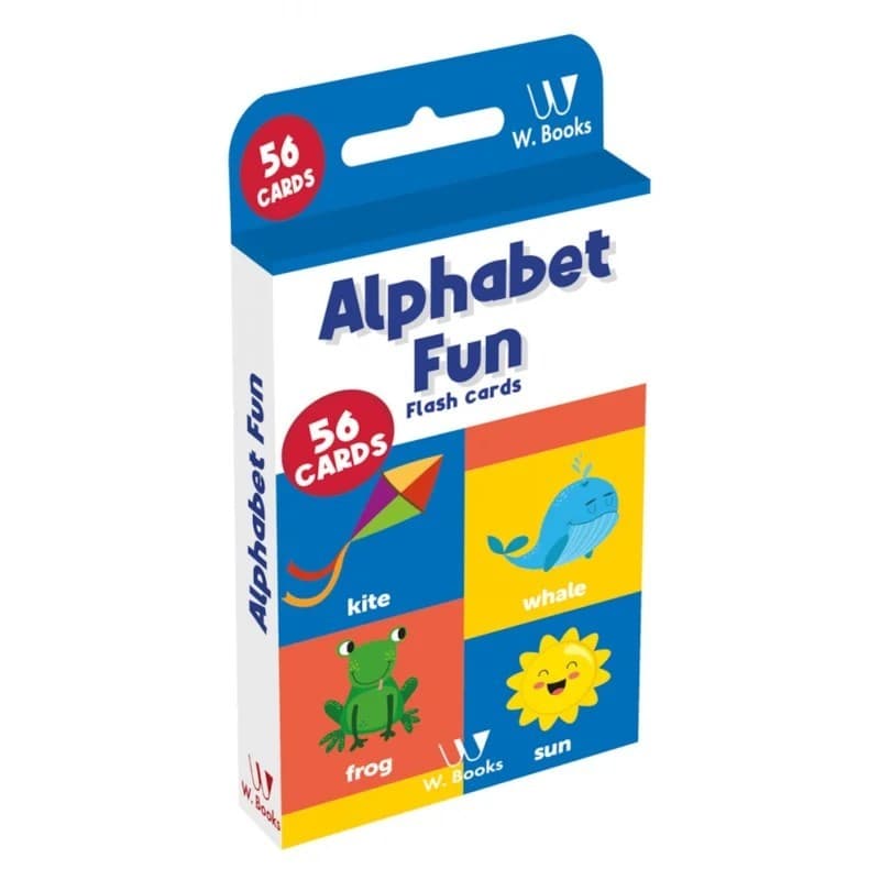 Flash Cards: Alphabet Fun - em inglês - W. Books