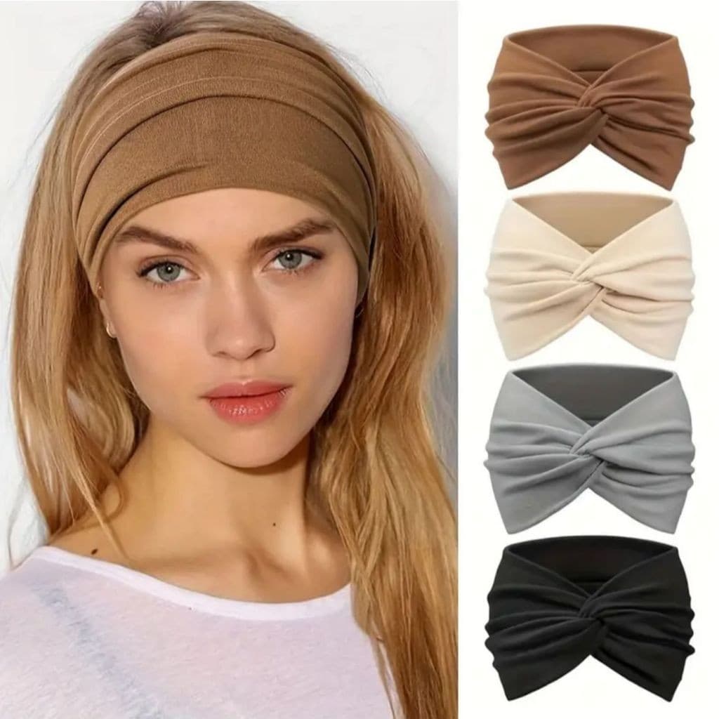 Turbante Faixa Tiara para Cabelo Moda Acessório Feminino Confortável