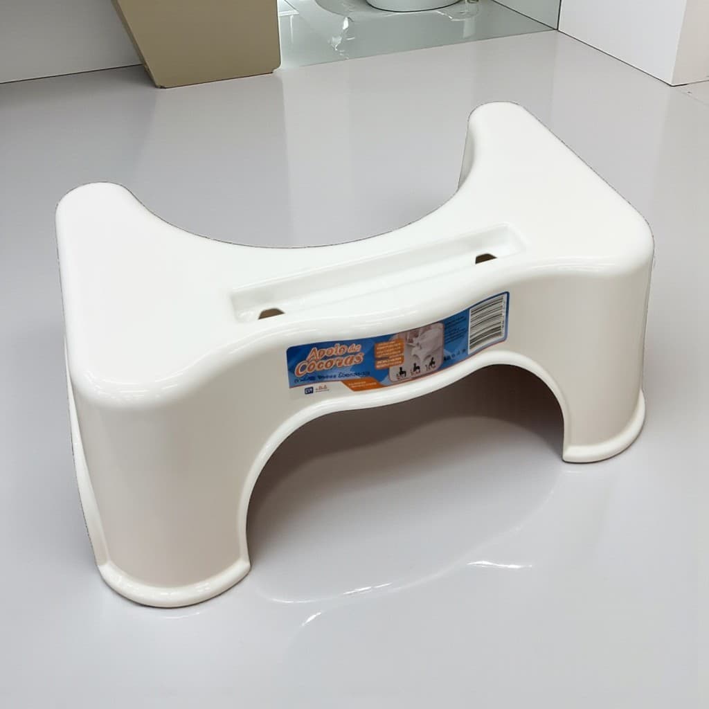 Banquinho Para Apoio Pés Antiderrapante Cócoras